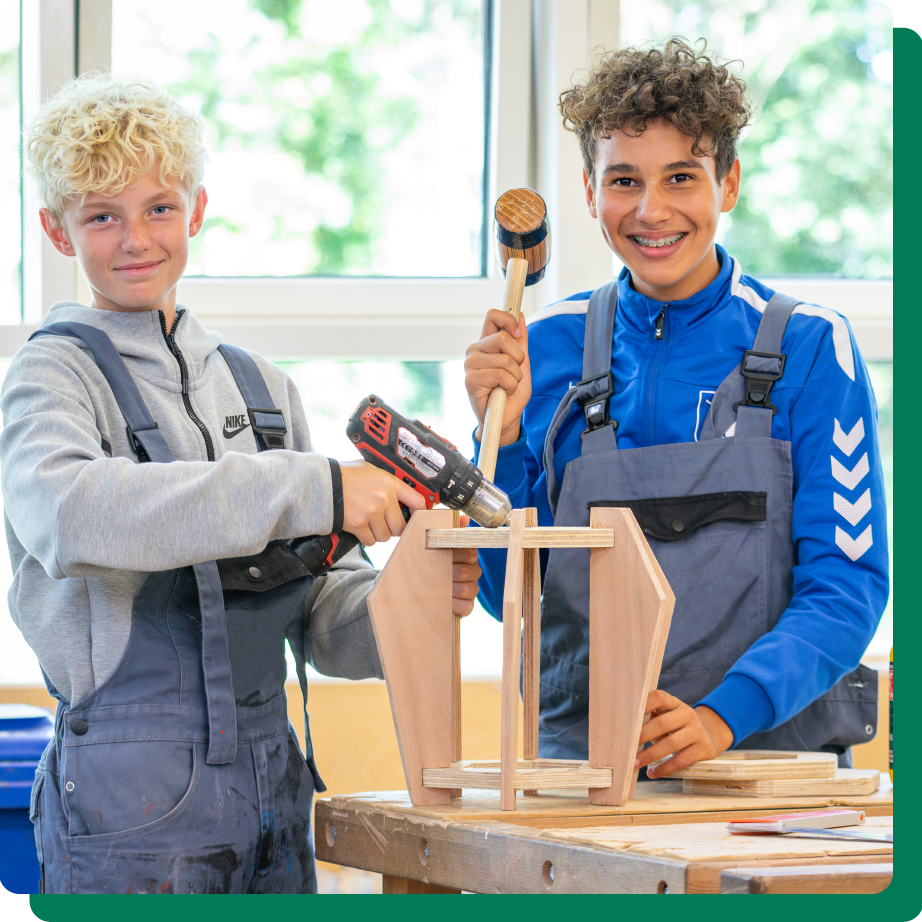 Leerlingen praktijk Hondsrug College Emmen