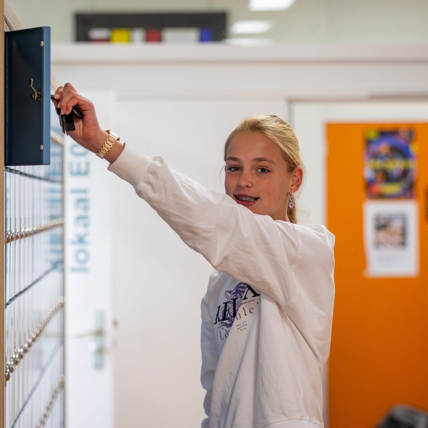 meisje kluisje Hondsrug College Emmen